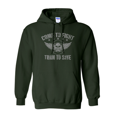 Come to Fight Firefighter Sweatshirt in Green