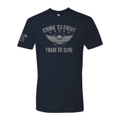Come to Fight Firefighter Shirt in Navy