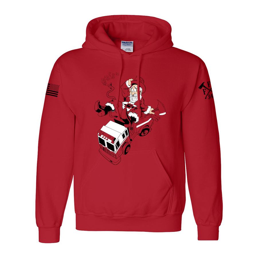 Firefighter Christmas Themed Santa Apparel