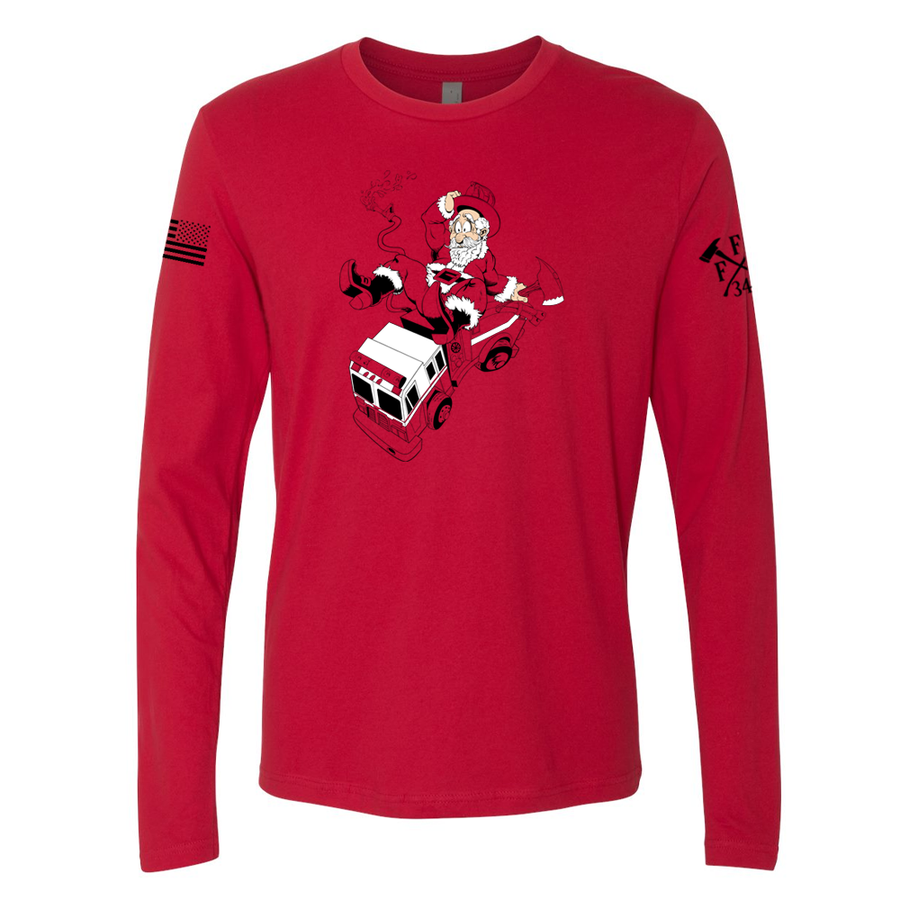 Firefighter Christmas Themed Santa Apparel