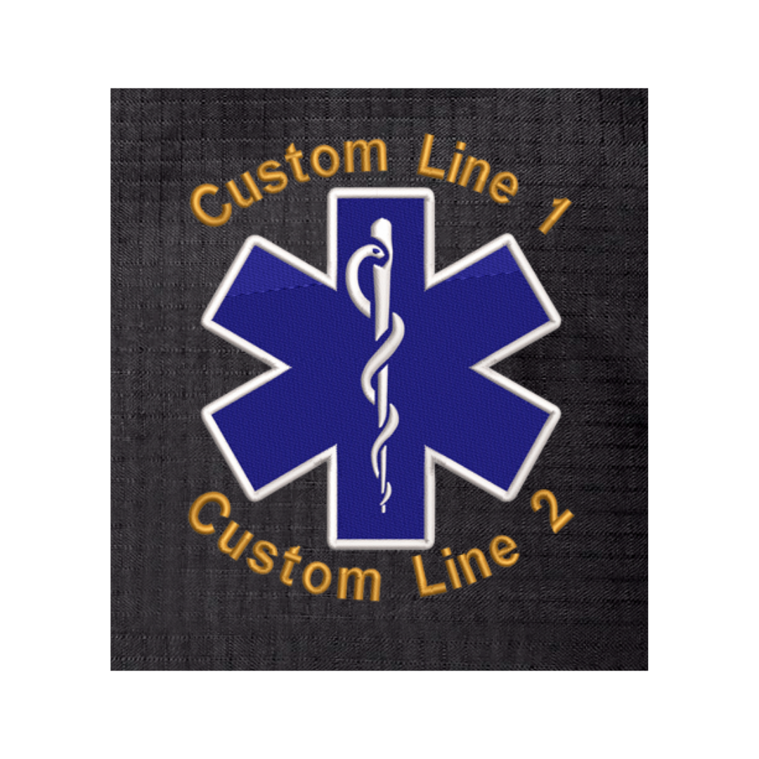Star of Life EMS Embroidery