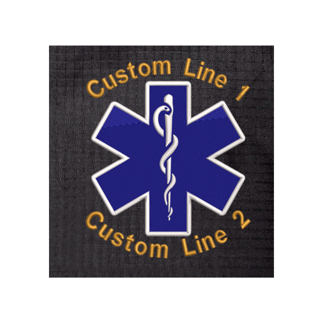 Personalized EMT jacket with Star of Life patch