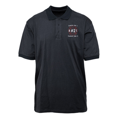Customized Firefighter 100% Cotton Polo