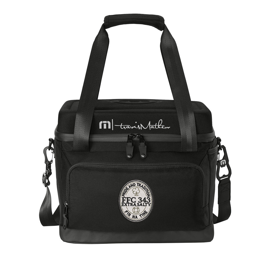 24-can insulated cooler with Extra Salty patch