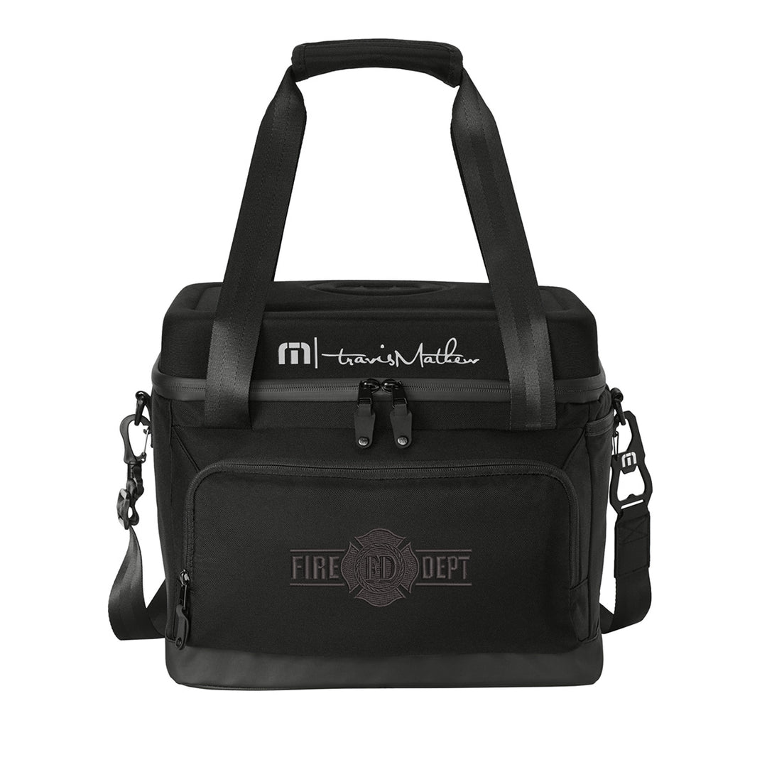 Fire department blackout embroidered cooler