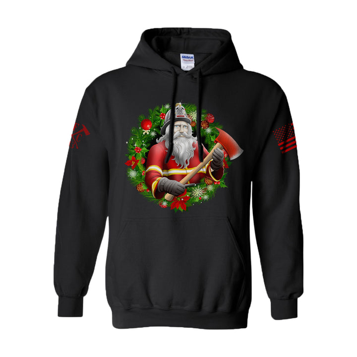 FFC 343 Wrecking Wreaths firefighter hoodie for Christmas