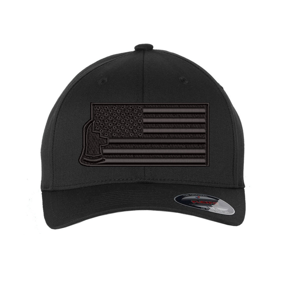 All blackout firefighter hat