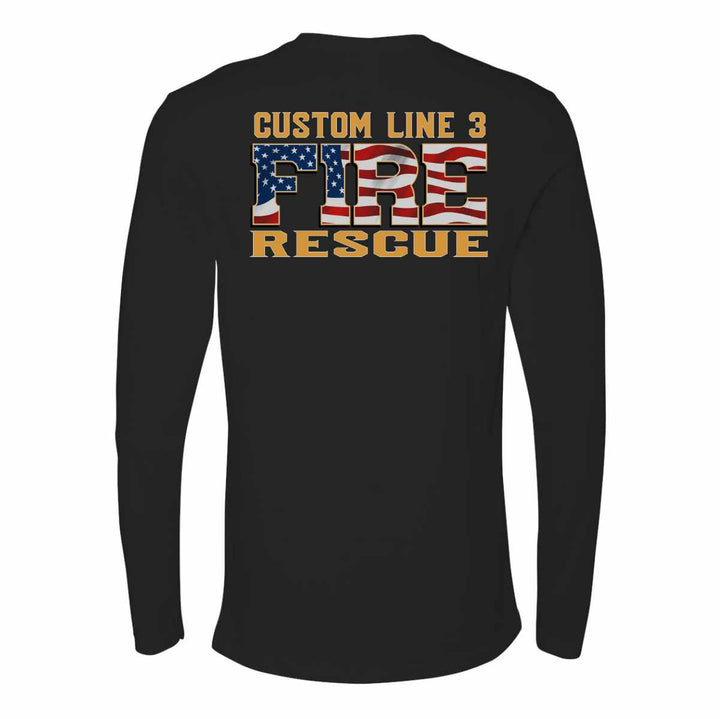 Fire Rescue Duty Long Sleeve T-Shirt designed for warmth and comfort on long shifts.