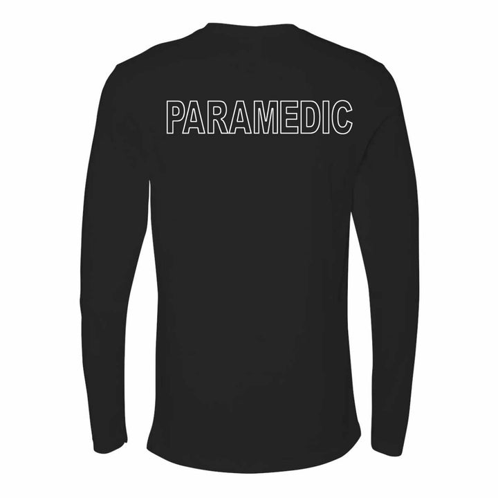 Custom-designed premium paramedic long sleeve shirt, providing warmth and durability.