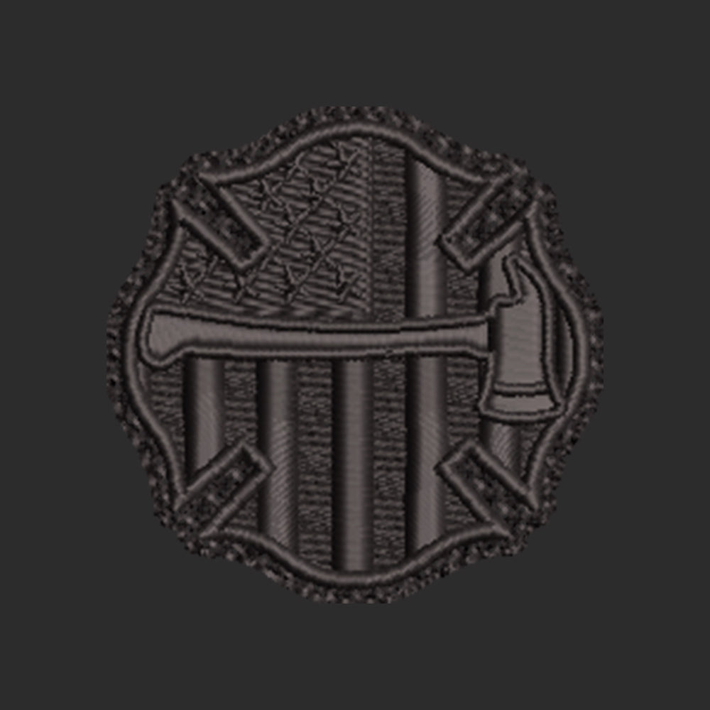 All-black Thin Red Line Axe Maltese Boonie Hat designed for comfort and durability.