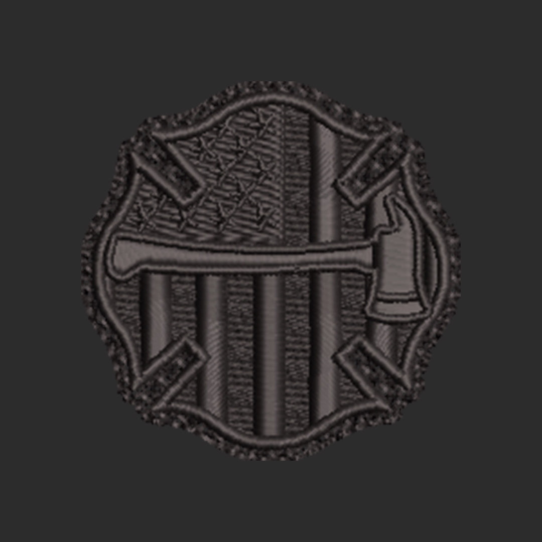 All-black Thin Red Line Axe Maltese Boonie Hat designed for comfort and durability.