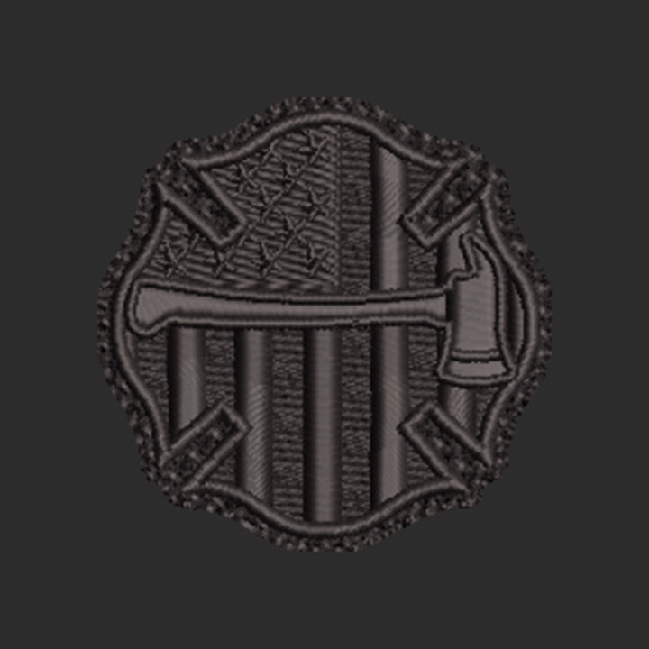 All-black Thin Red Line Axe Maltese Boonie Hat designed for comfort and durability.