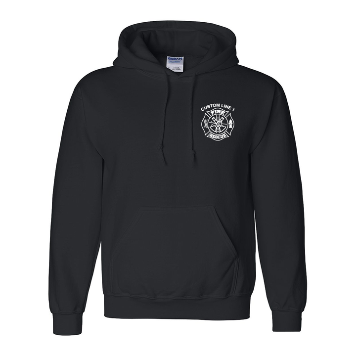 Customized Fire Rescue with Dept Initals Premium Hoodie