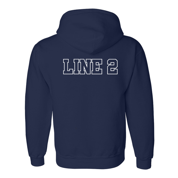 Customized Fire Rescue with Dept Initals Premium Hoodie