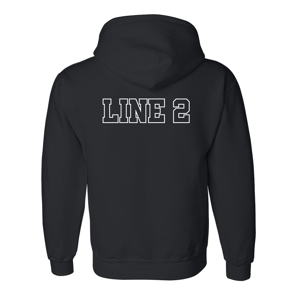 Customized Fire Dept with Dept Initals Premium Hoodie
