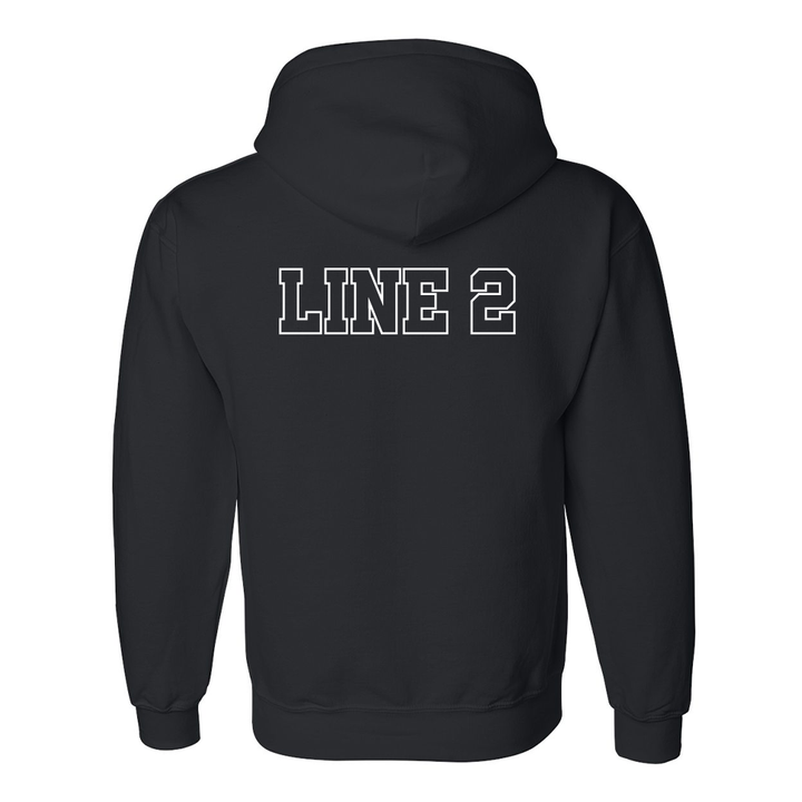 Customized Fire Dept with Dept Initals Premium Hoodie