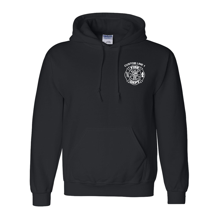 Customized Fire Dept with Dept Initals Premium Hoodie