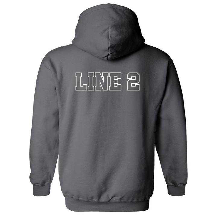 Customized Fire Dept with Dept Initals Premium Hoodie