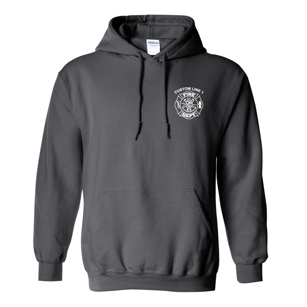 Customized Fire Dept with Dept Initals Premium Hoodie