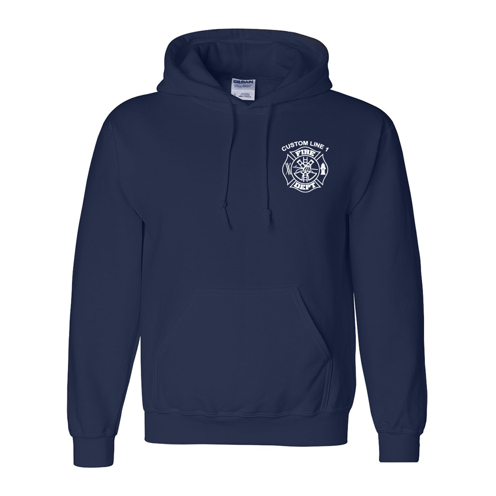 Customized Fire Dept with Dept Initals Premium Hoodie