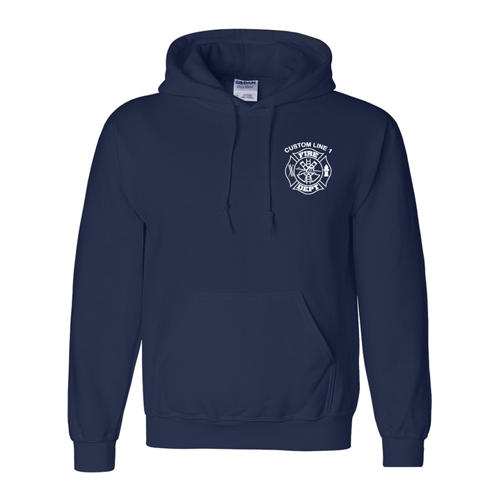 Customized Fire Dept with Dept Initals Premium Hoodie