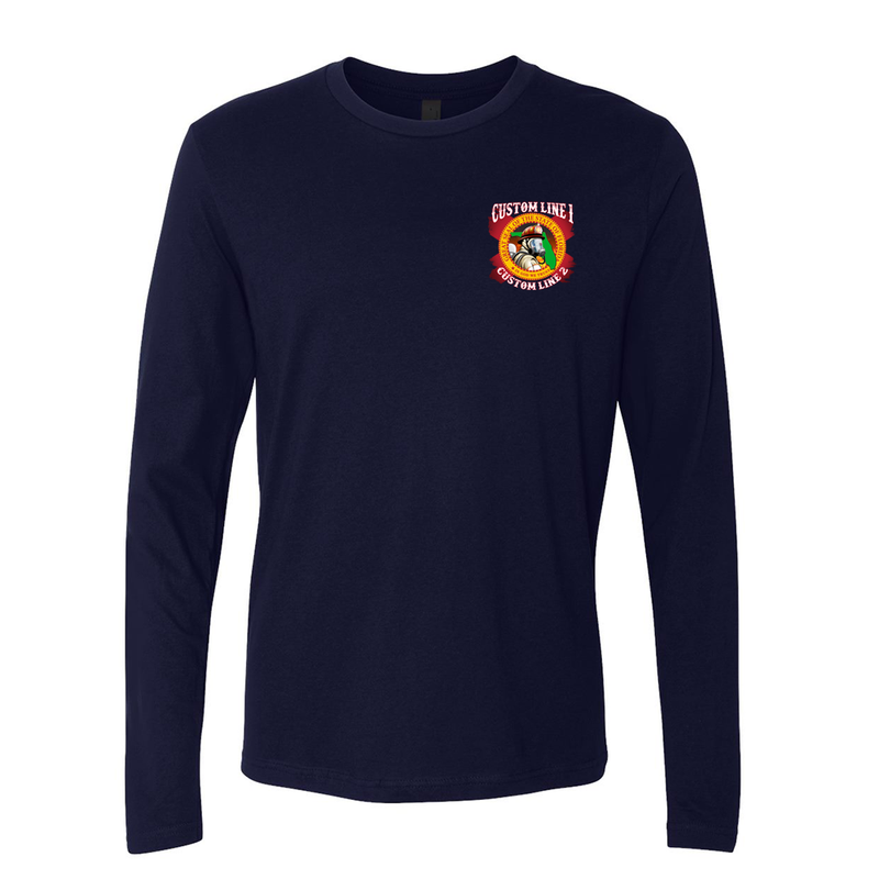 Customized State of Florida Seal Fire Station Premium Long Sleeve Shirt