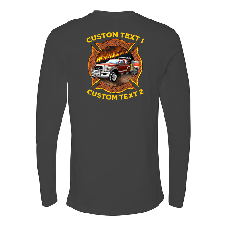 Customized Wildland Fire Station premium long sleeve shirt