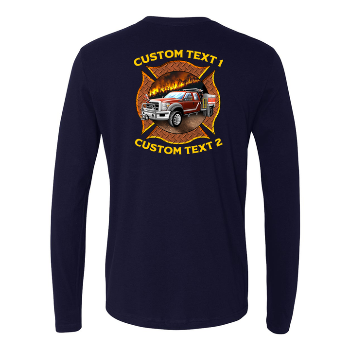 Premium custom long sleeve tee for Wildland fire crews