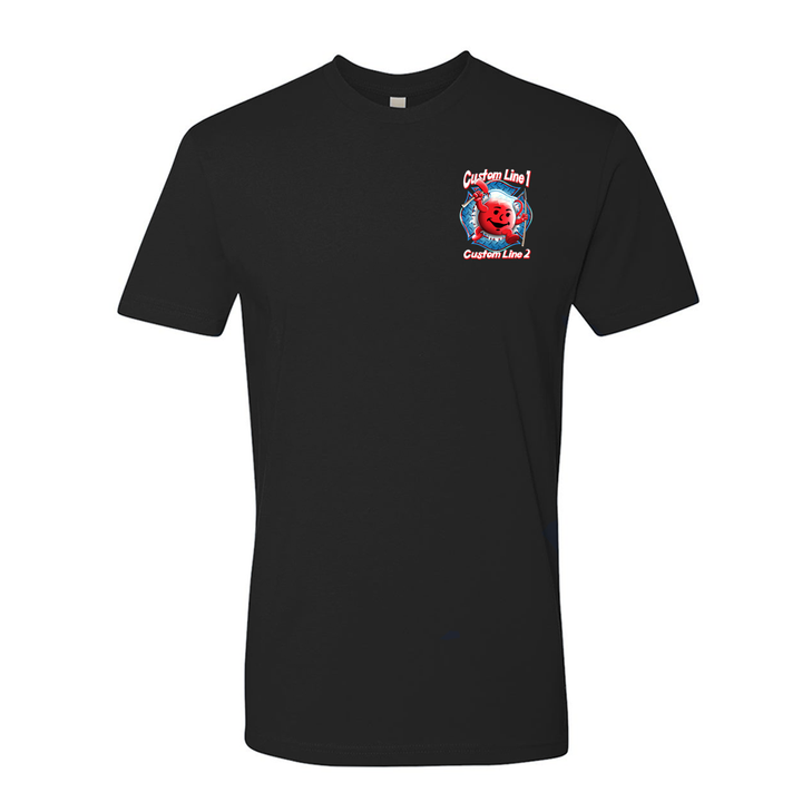 Customizable Firefighter Shirt with Kool Aid Man