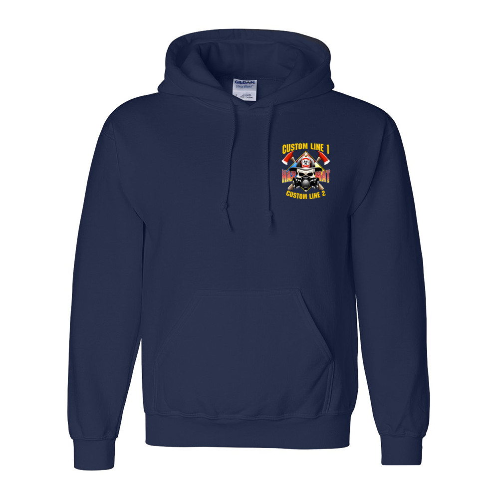 Customized HAZ MAT Skull Fire Station Premium Hoodie