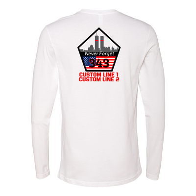 Customized Never Forget 9/11 Pentagon Premium Long Sleeve Shirt