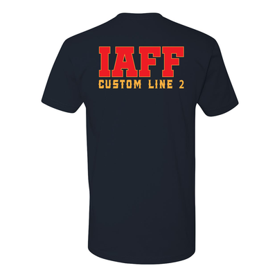 Customized IAFF Red and Yellow Duty Shirt