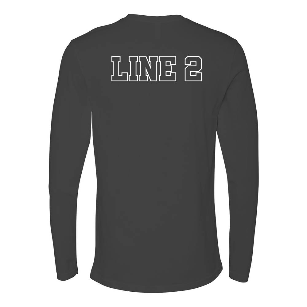 Customized Fire Dept with Dept Initals Premium Long Sleeve Shirt