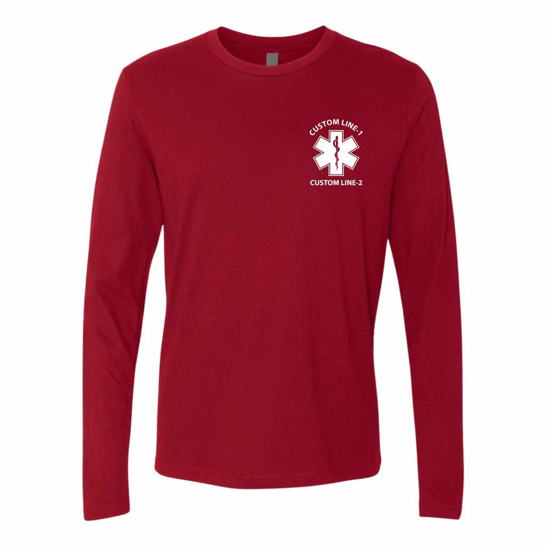 Customized Paramedic Duty Long Sleeve T-Shirt, offering warmth, durability, and comfort.