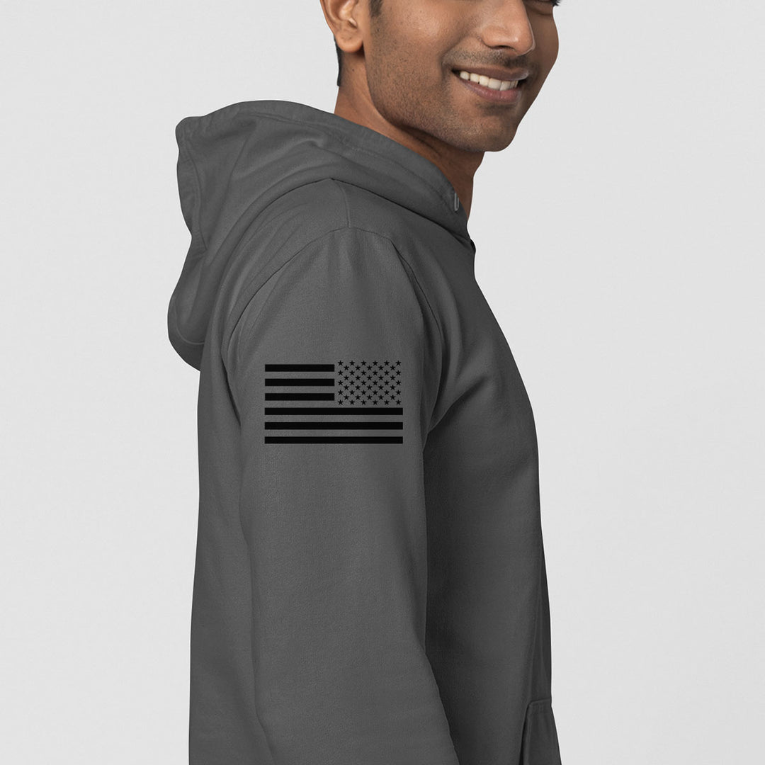 Premium hoodie for firefighter fathers