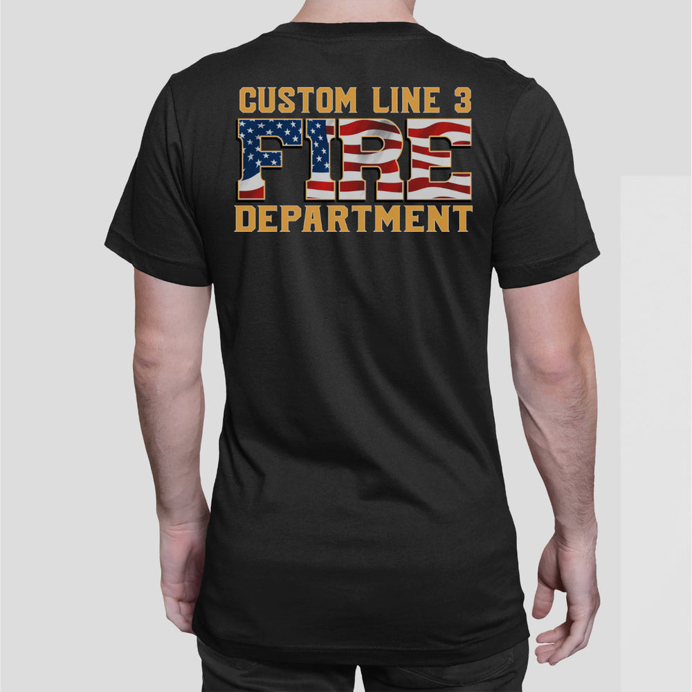 Fire Department Duty T-Shirt made with durable and lightweight material.