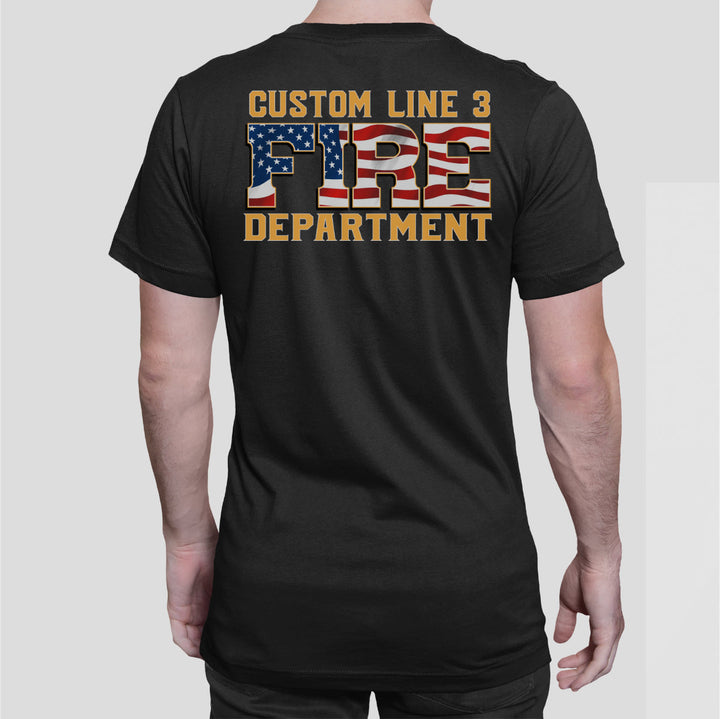 Fire Department Duty T-Shirt made with durable and lightweight material.