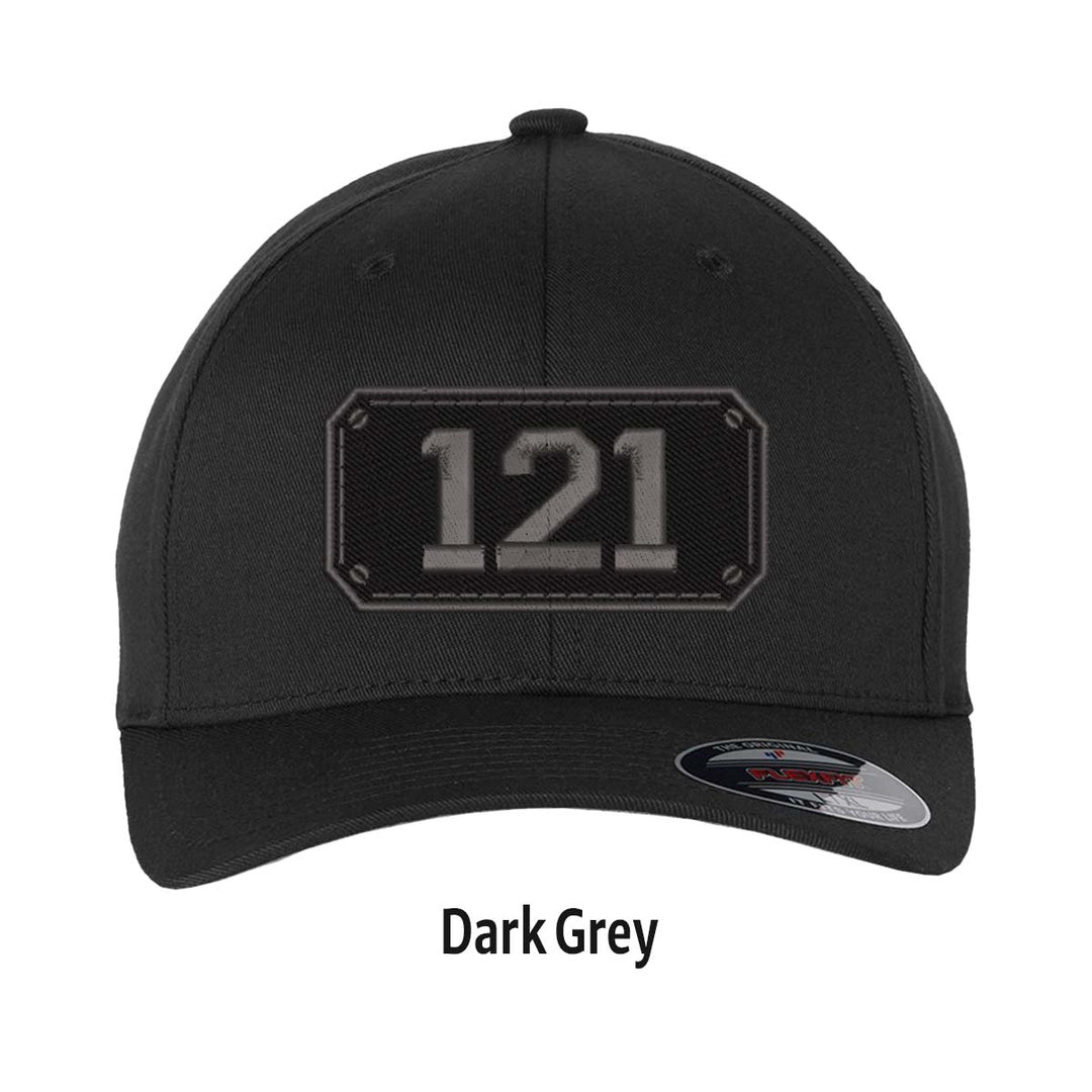 Personalized Black Shield FlexFit Hat