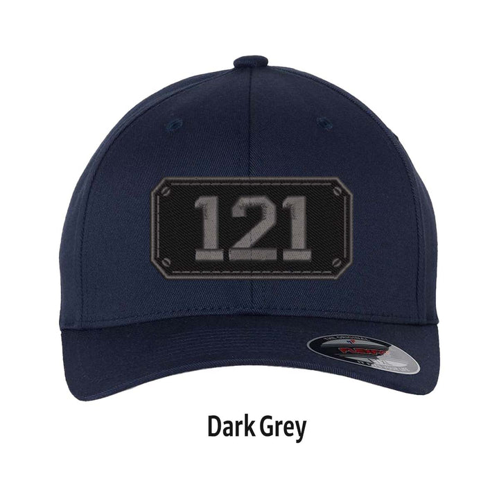 Personalized Black Shield FlexFit Hat