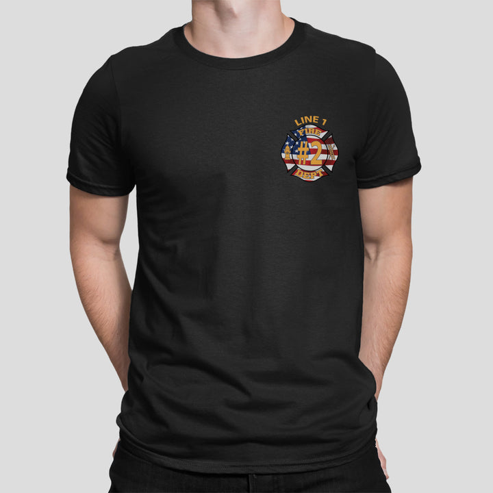 Firefighter-approved Fire Department T-Shirt with a sleek and comfortable fit.