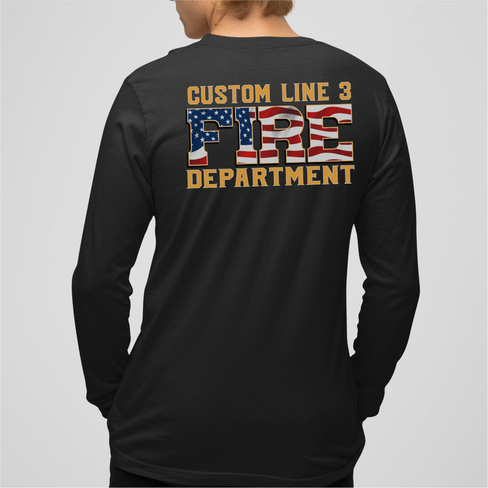 Premium Fire Department Long Sleeve Shirt designed for firefighters on duty.