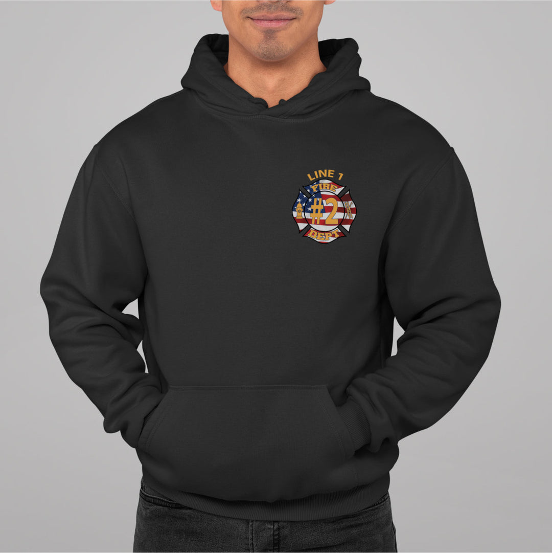 Custom Fire Department Hoodie made for firefighters who need comfort and flexibility.