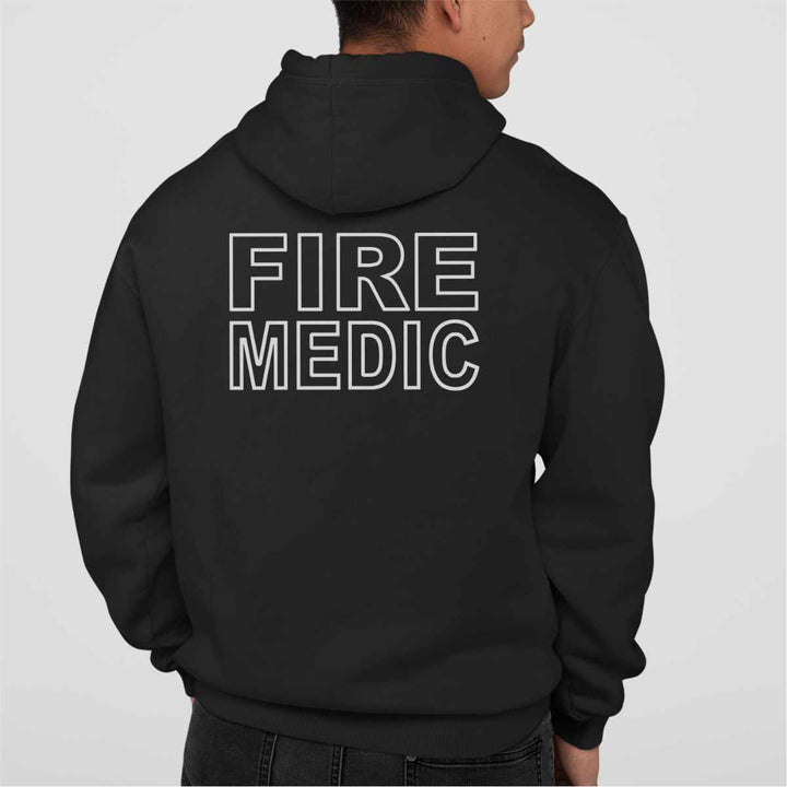 Custom Fire Medic Duty Hoodie with a relaxed fit and high-quality material for all-day wear.