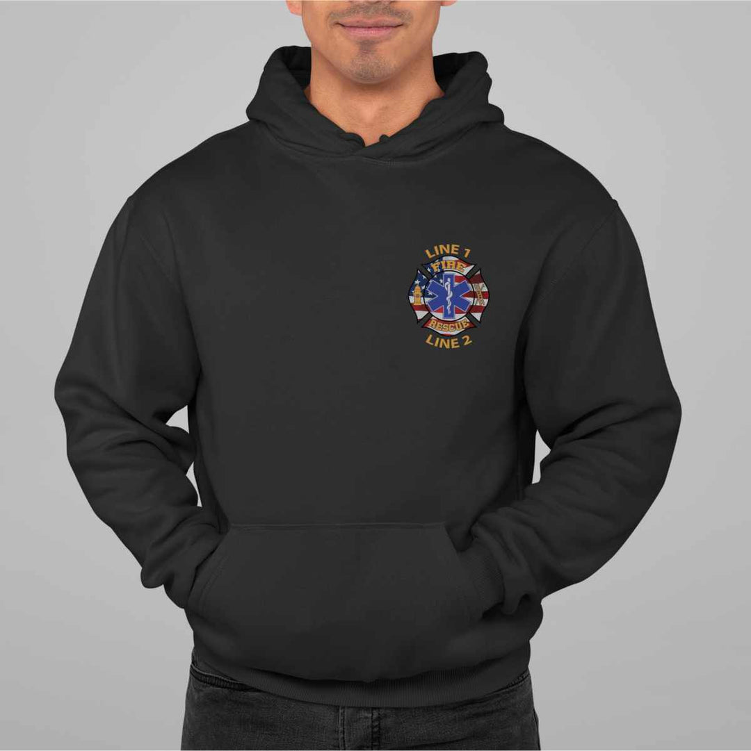 Premium Fire Rescue Hoodie built for warmth, comfort, and durability.