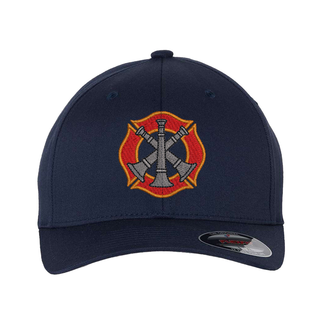 3 Bugles firefighter FlexFit hat with embroidery