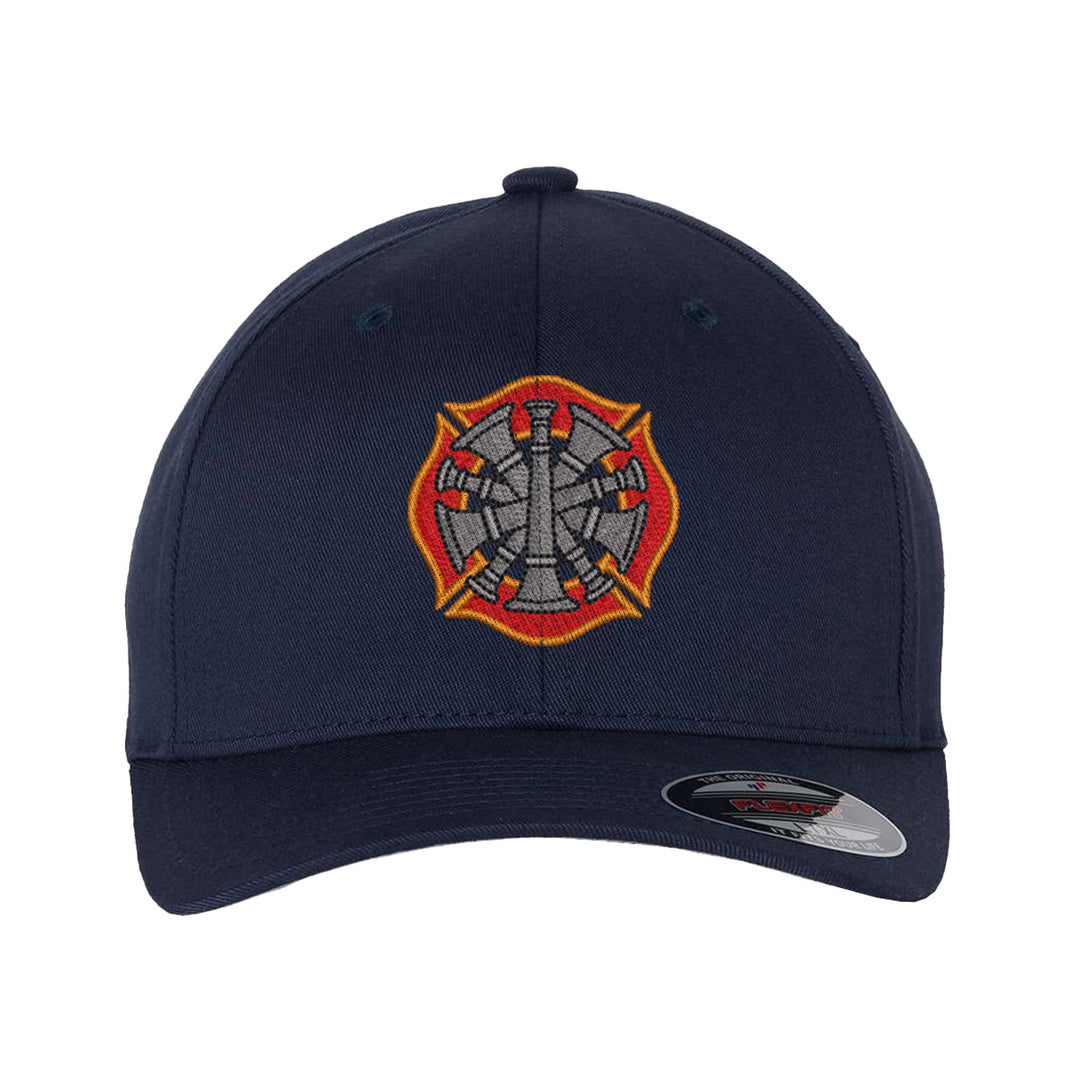 5 Bugles fire department FlexFit hat