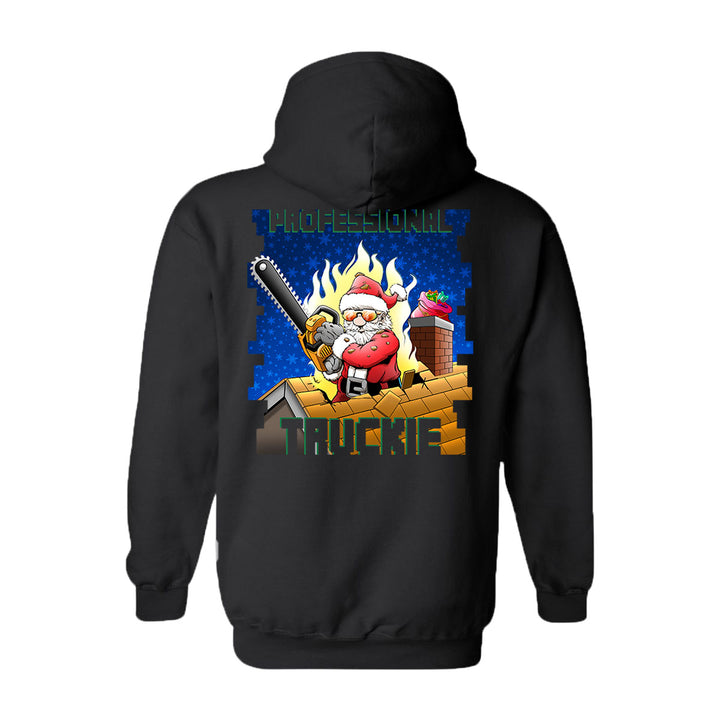 Professional Truckie Santa Firefighter Premium Hoodie