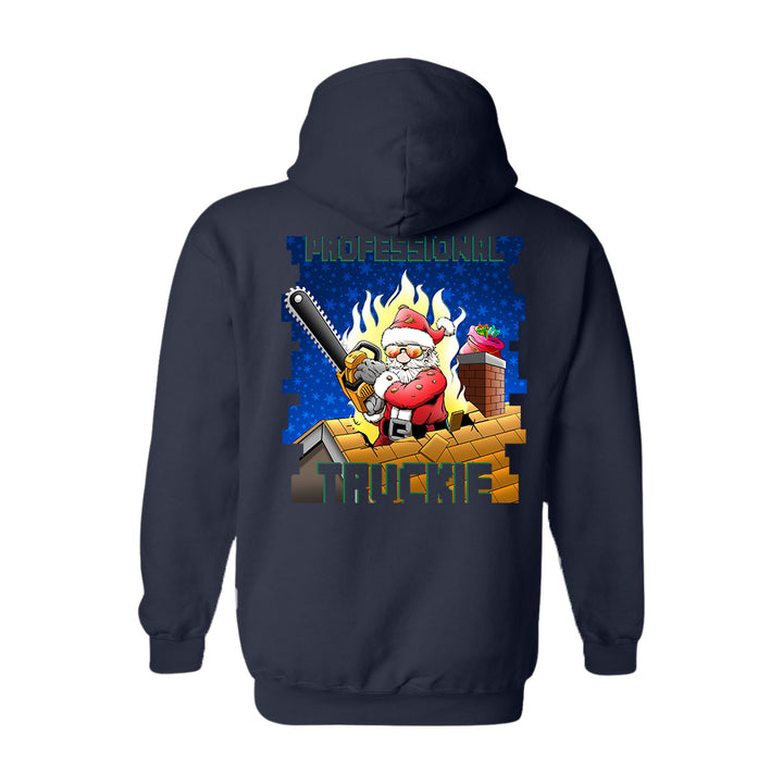 Professional Truckie Santa Firefighter Premium Hoodie