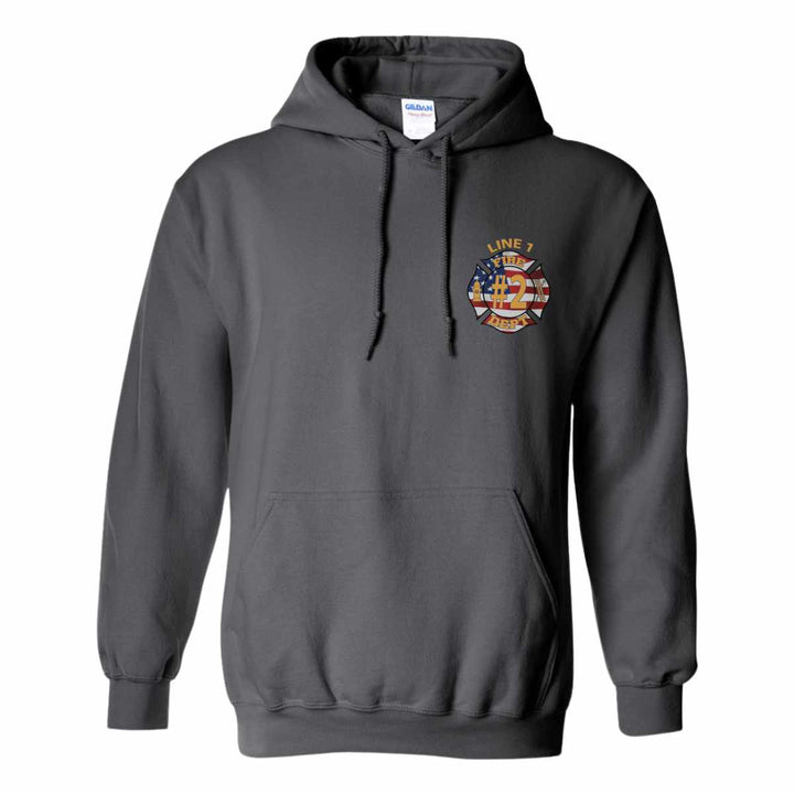 Customized USA Flag Fire Department Premium Hoodie