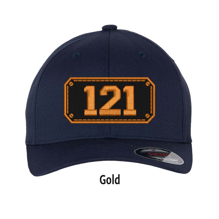 Personalized Black Shield FlexFit Hat